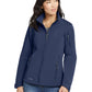 Women's 3-Pocket Soft Shell Jacket - EB531 - River Blue Navy