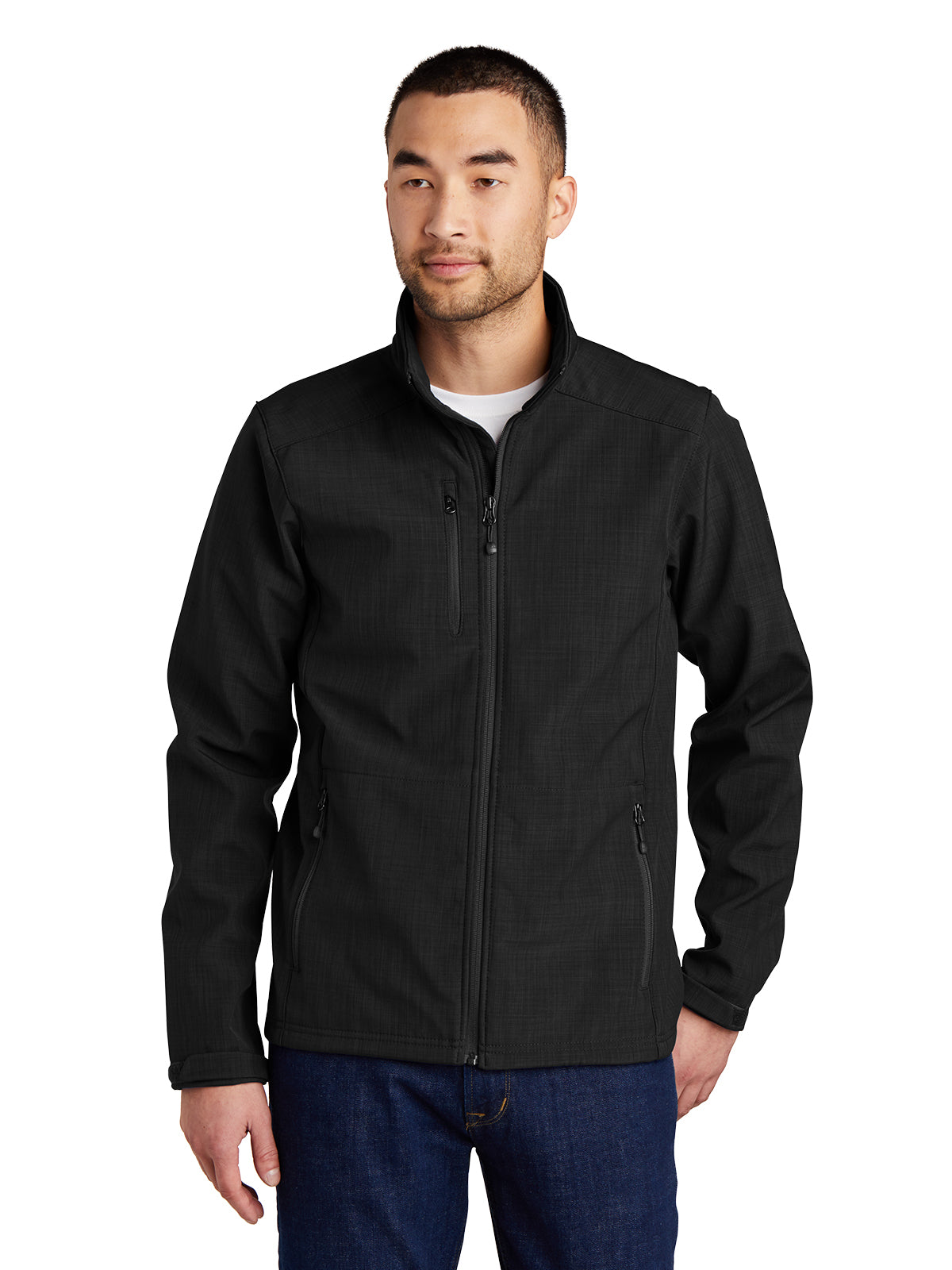 Men's Soft Shell Jacket - EB532 - Black