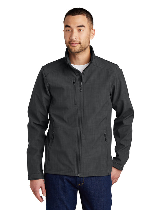 Men's Soft Shell Jacket - EB532 - Grey