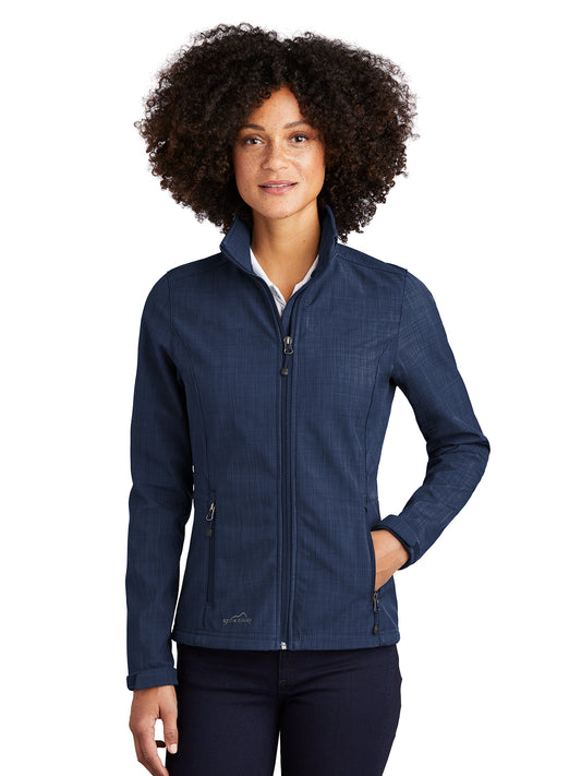 Women's Soft Shell Jacket - EB533 - Blue