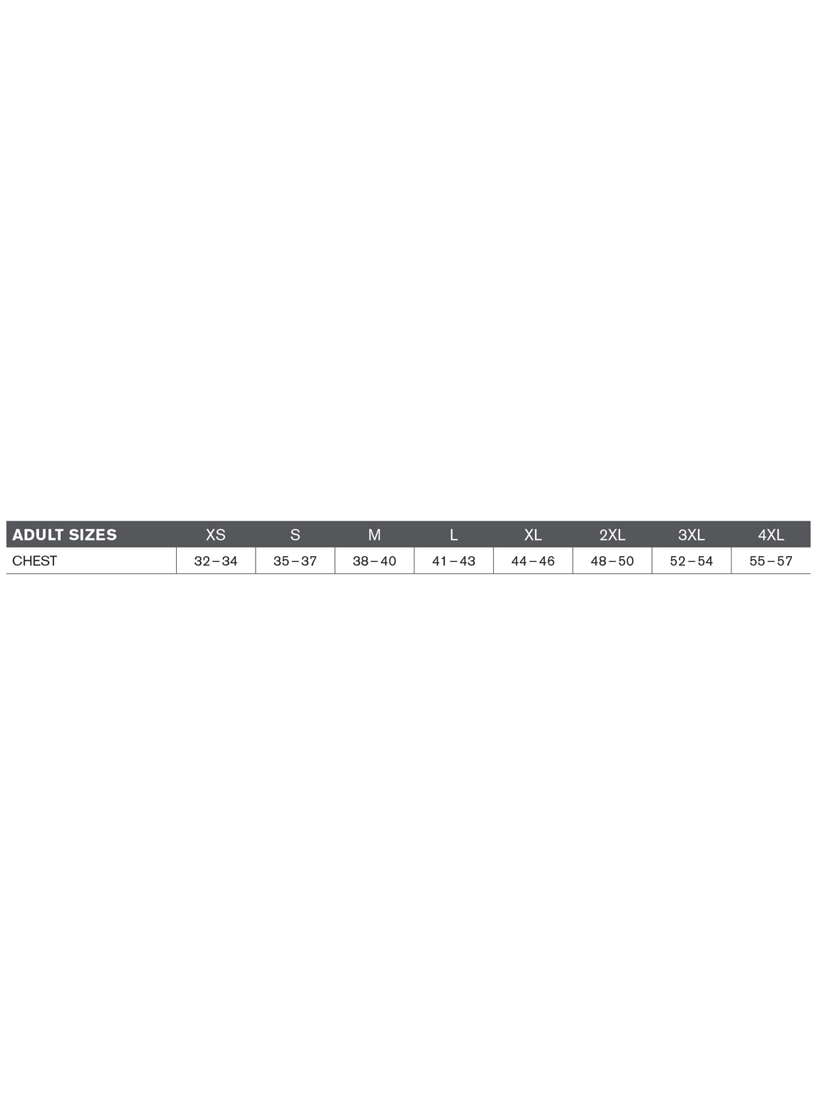 SIZECHART