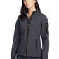 Women's 4-Pocket Rugged Ripstop Soft Shell Jacket - EB535 - Grey Steel