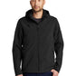 Men's Hooded Soft Shell Parka - EB536 - Black