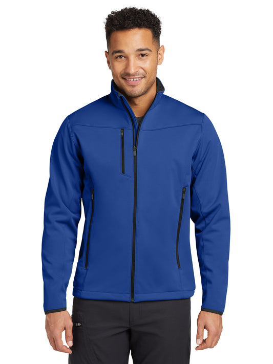 Men's Soft Shell Jacket - EB538 - Cobalt Blue