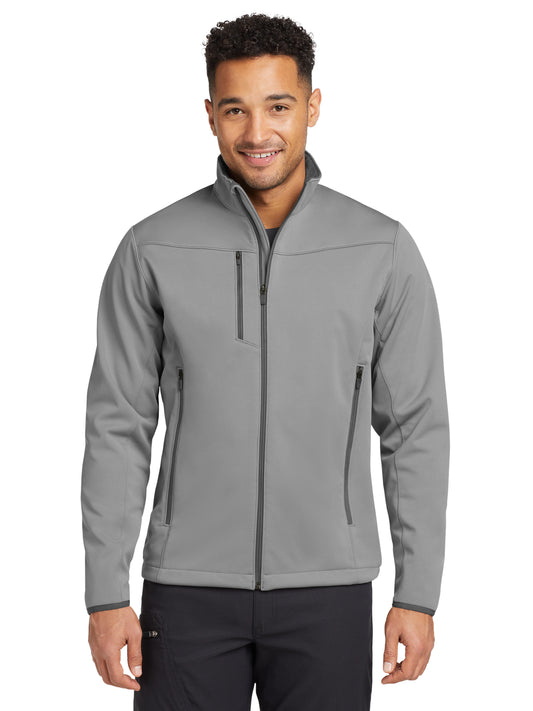 Men's Soft Shell Jacket - EB538 - Chrome