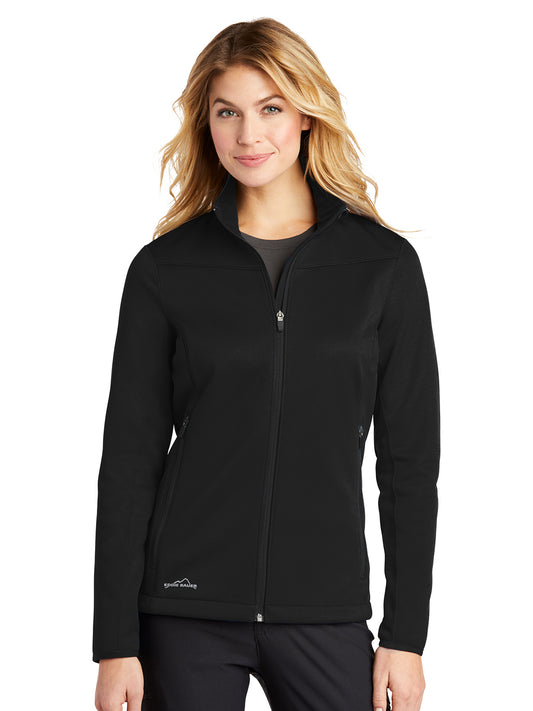 Women's Weather-Resist Soft Shell Jacket - EB539 - Black