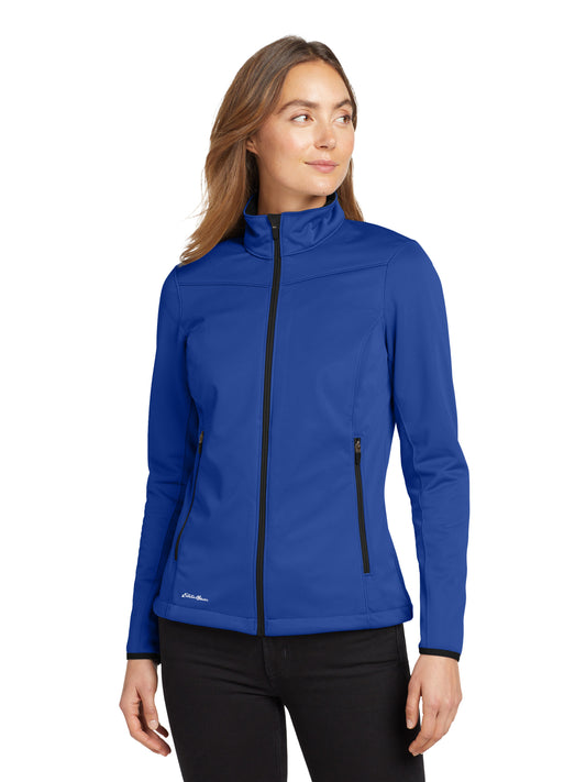 Women's Weather-Resist Soft Shell Jacket - EB539 - Cobalt Blue