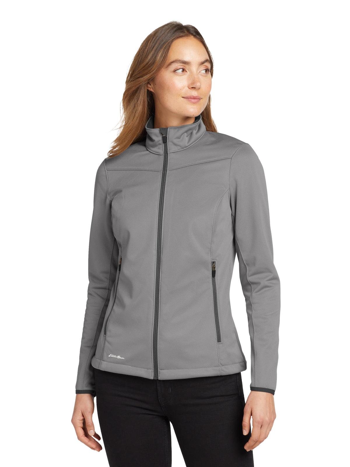 Women's Weather-Resist Soft Shell Jacket - EB539 - Chrome