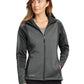 Women's 3-Pocket Trail Soft Shell Jacket - EB543 - Metal Grey/ Grey Steel