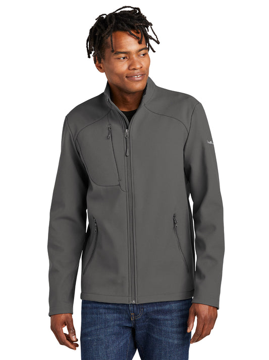 Men's Stretch Soft Shell Jacket - EB544 - Iron Gate