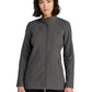 Women's Stretch Soft Shell Jacket - EB545 - Iron Gate