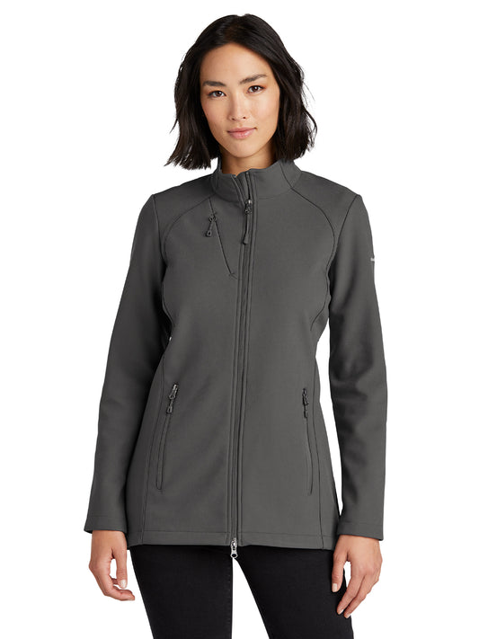 Women's Stretch Soft Shell Jacket - EB545 - Iron Gate