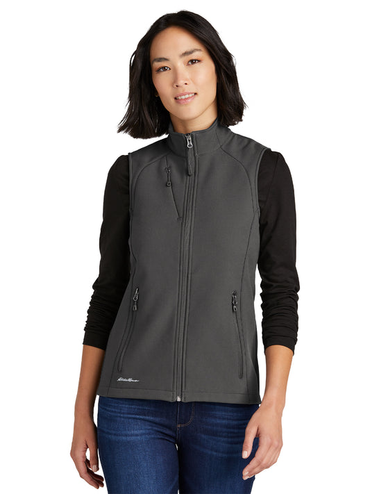 Women's Stretch Soft Shell Vest - EB547 - Iron Gate
