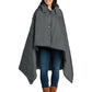 Unisex Puffy Camp Poncho Blanket - EB755 - Metal Grey