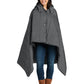 Unisex Puffy Camp Poncho Blanket - EB755 - Metal Grey