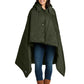 Unisex Puffy Camp Poncho Blanket - EB755 - Olive Green
