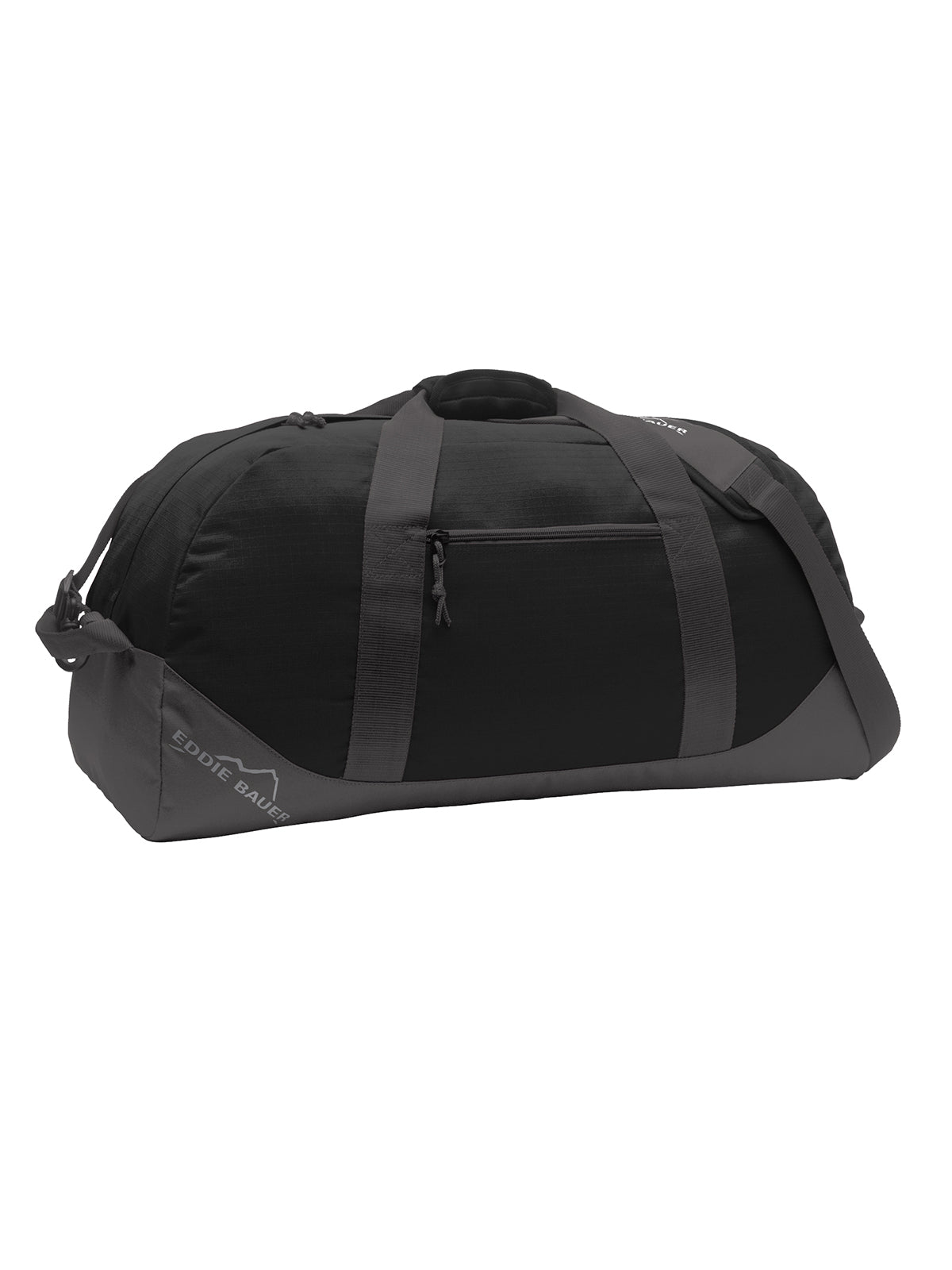 Large Ripstop Duffel Bag - EB901 - Black/Grey Steel