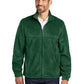Men's Plush Fleece Full-Zip Jacket - F190 - Dark Green