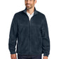 Men's Plush Fleece Full-Zip Jacket - F190 - Night Navy