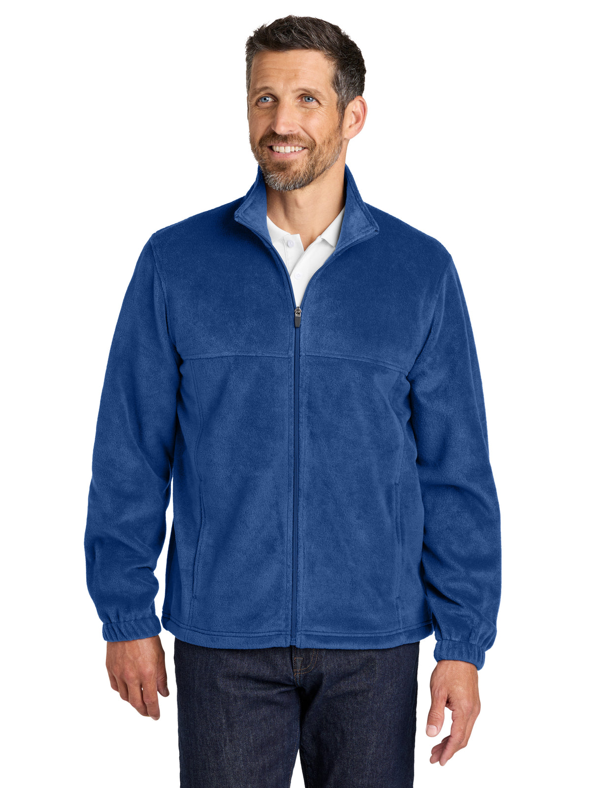 Men's Plush Fleece Full-Zip Jacket - F190 - Royal