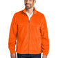 Men's Plush Fleece Full-Zip Jacket - F190 - S. Orange