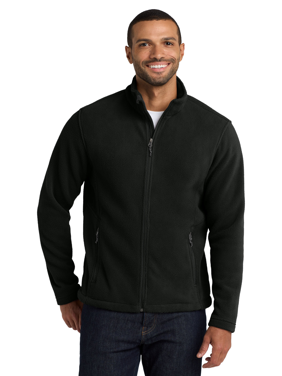 Men's Value Fleece Jacket - F217 - Black