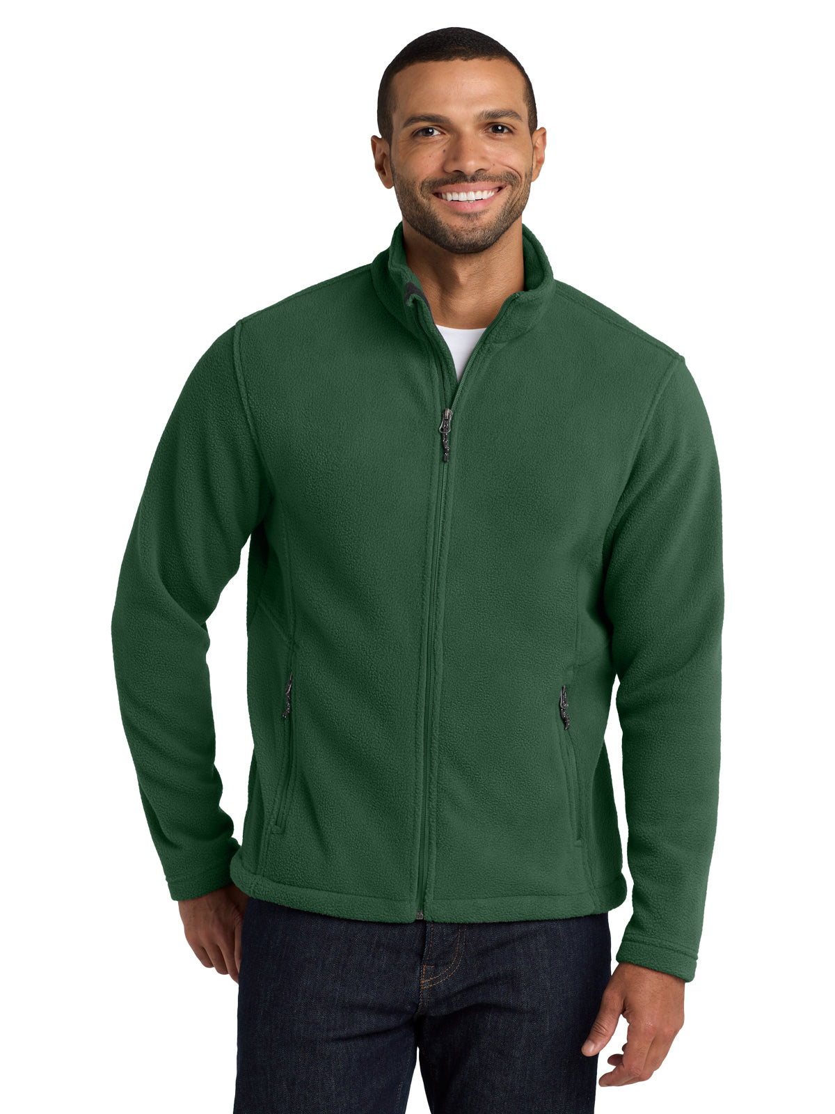 Men's Value Fleece Jacket - F217 - Forest Green
