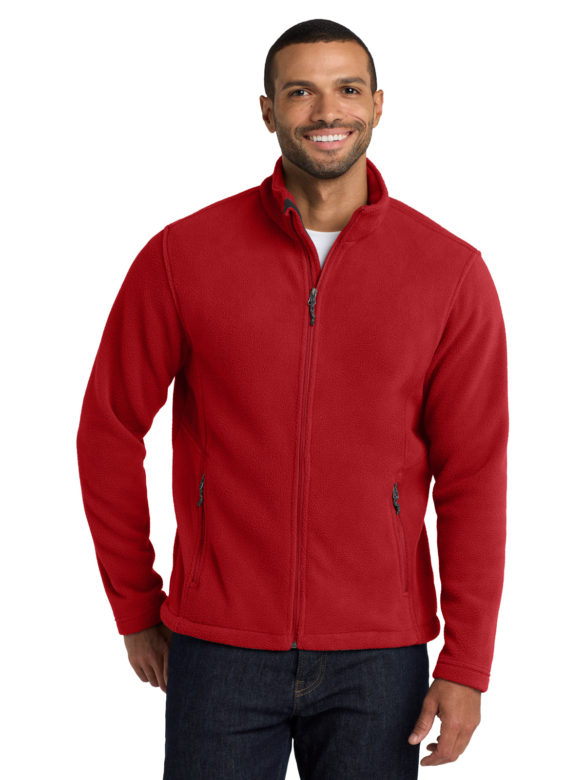 Men's Value Fleece Jacket - F217 - True Red