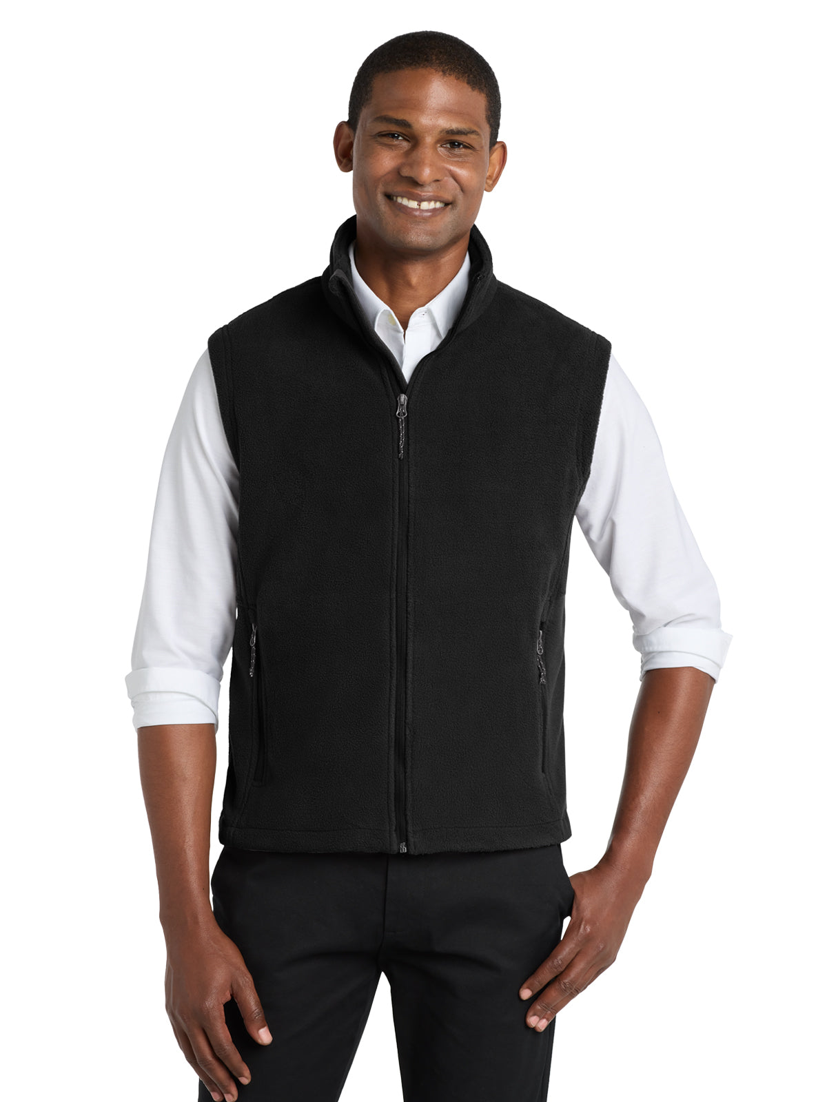 Men's Microfleece Jacket - F219 - Black