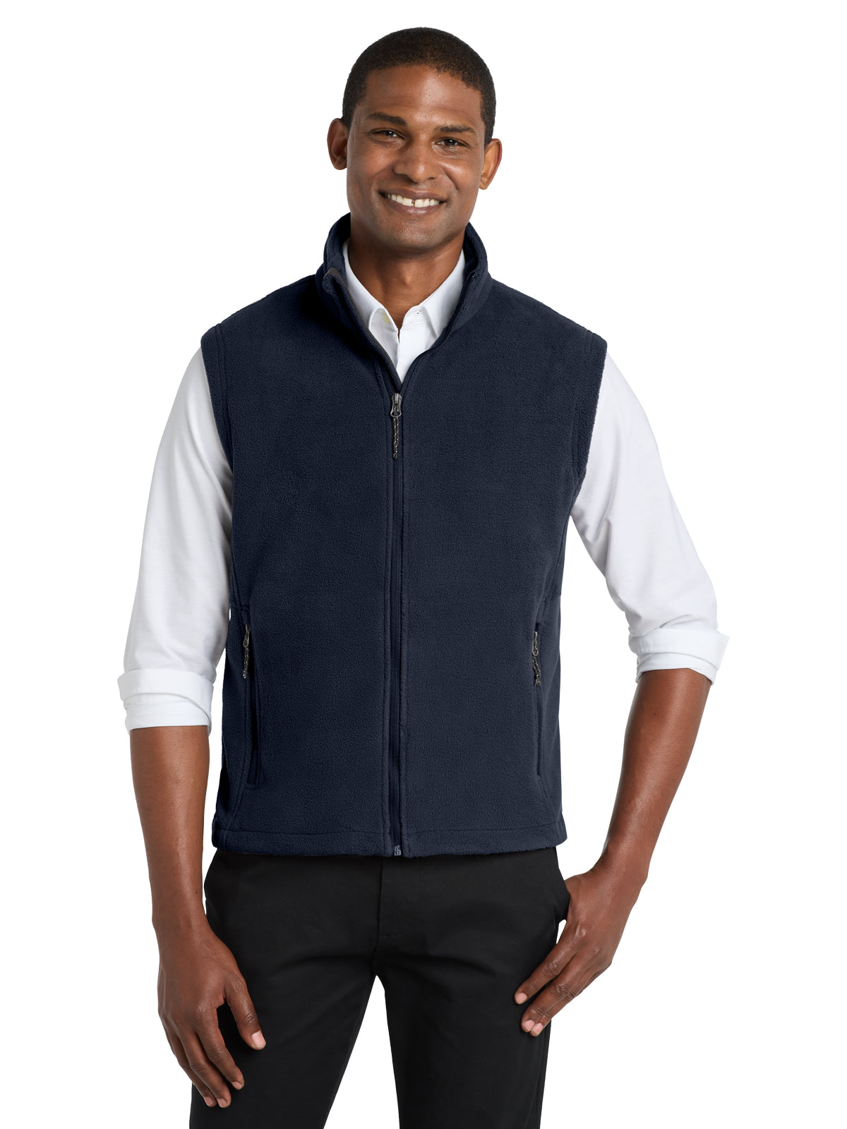 Men's Microfleece Jacket - F219 - True Navy