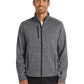 Men's Striped Fleece Jacket - F231 - Black