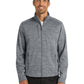 Men's Striped Fleece Jacket - F231 - Grey