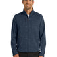 Men's Striped Fleece Jacket - F231 - Navy