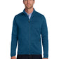 Men's Fleece Jacket - F232 - Medium Blue Heather