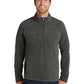 Men's Heather Microfleece Full-Zip Jacket - F235 - Black Charcoal Heather