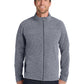 Men's Heather Microfleece Full-Zip Jacket - F235 - True Navy Heather