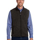 Men's Fleece Vest - F236 - Black Heather