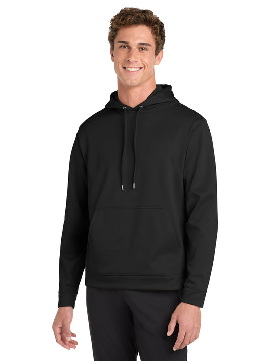 Men's Sport-Wick Fleece Pullover Hooded Sweatshirt - F244 - Black
