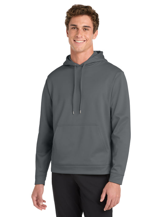 Men's Sport-Wick Fleece Pullover Hooded Sweatshirt - F244 - Dark Smoke Grey