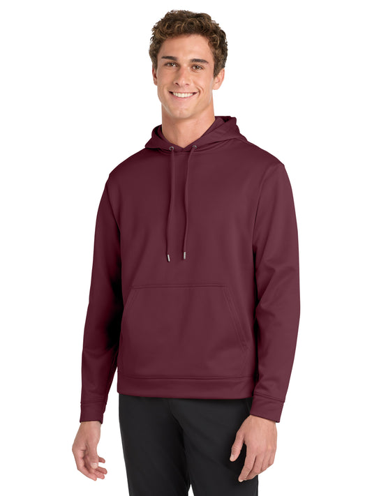 Men's Sport-Wick Fleece Pullover Hooded Sweatshirt - F244 - Maroon