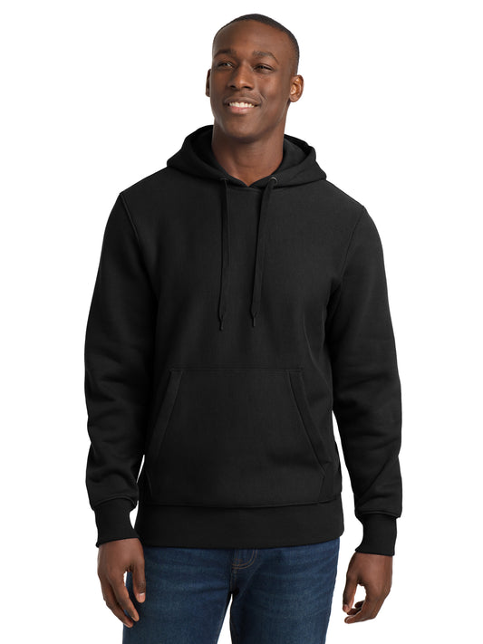 Men's Super Heavyweight Pullover Hooded Sweatshirt - F281 - Black