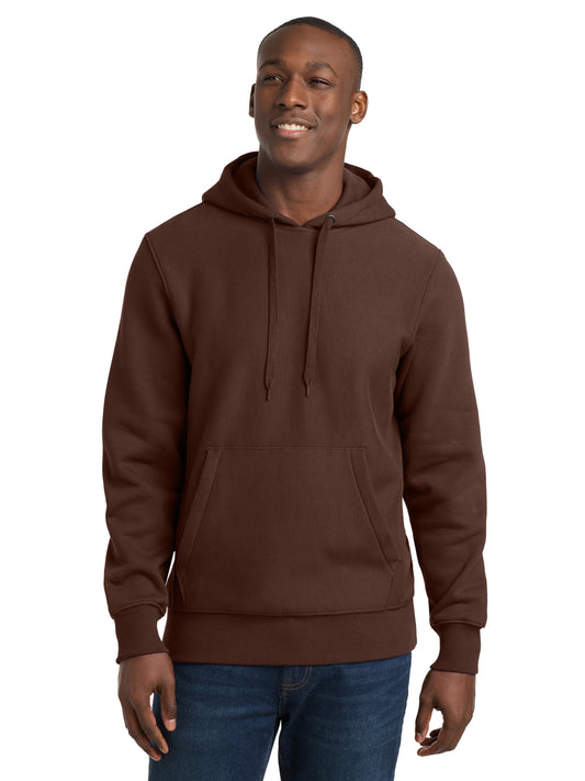 Men's Super Heavyweight Pullover Hooded Sweatshirt - F281 - Brown