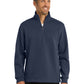 Men's Pocketless Slub Fleece 1/4-Zip Pullover - F295 - Navy