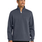 Men's Pocketless Slub Fleece 1/4-Zip Pullover - F295 - Slate Grey