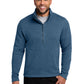 Men's Two-Pocket Arc Fleece 1/4-Zip Sweater - F426 - Insignia Blue Heather