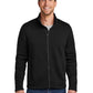 Men's 2-Pocket Arc Sweater Fleece Jacket - F428 - Deep Black