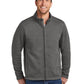 Men's 2-Pocket Arc Sweater Fleece Jacket - F428 - Grey Smoke Heather