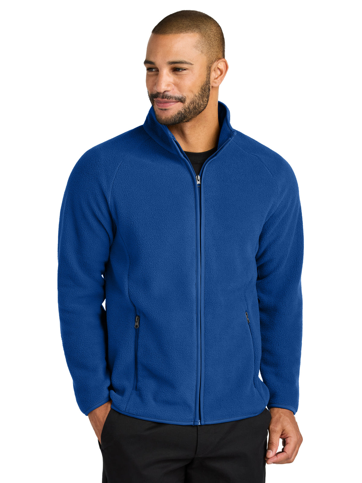 Men's Two-Pocket C-FREE Raglan Fleece Jacket - F700 - True Royal