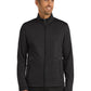 Men's Two-Pocket Collective Striated Fleece Jacket - F905 - Deep Black Heather