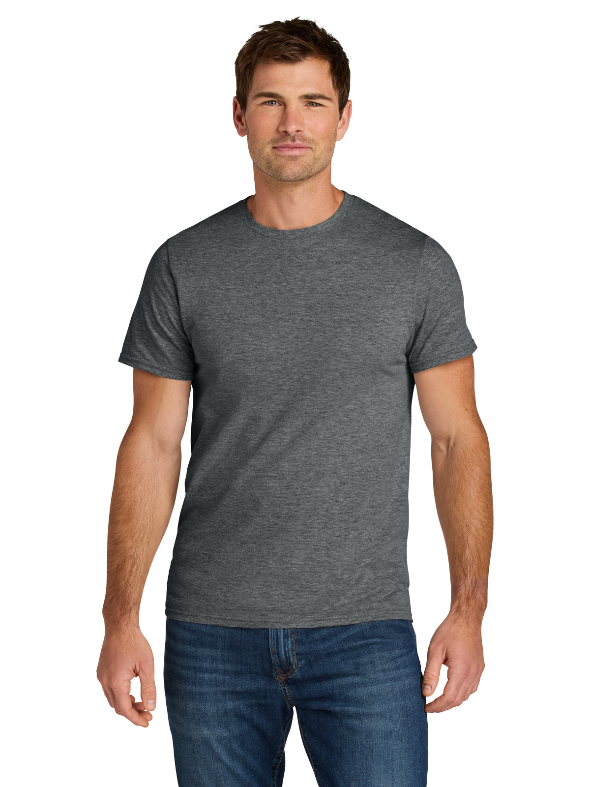 Unisex Ring Spun T-Shirt - IC46M - Charcoal Heather